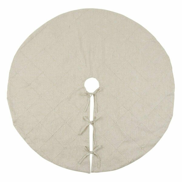 Tistheseason 72 in. Round Diamond Stitched Tree Skirt TI2658781